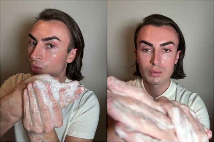 8 Best Body Washes for Dry Skin of 2025, Tested 17 Site Loop: Person using San de Janiero brazilian play body wash.