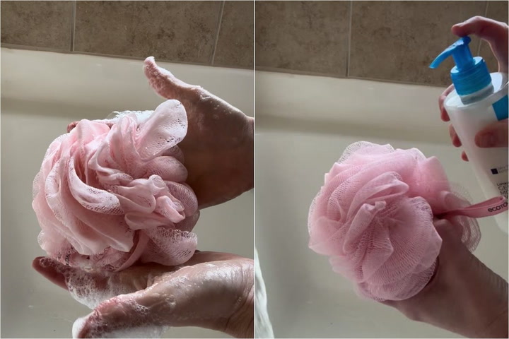 8 Best Body Washes for Dry Skin of 2025, Tested 27 Site Loop: Person using La Roche gentle foaming body wash.